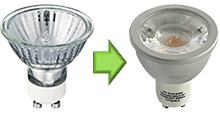 LED Halogeen lampen | 230V en 12V lampen | GU10, MR16 en G4 fitting