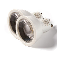 LED Lamp 230V, 5W, Warmwit, GU10, dimbaar, 2x