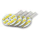 LED Lamp 12V, 1,8W, G4, Warmwit, horizontaal, dimbaar, 4x
