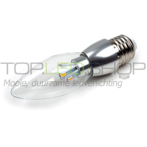 Gedwongen hoe te gebruiken Megalopolis LED Lamp 230V, kaars, 3W, Warmwit, E27, dimbaar, helder | LED Lampen,  dimbaar | TopLEDshop