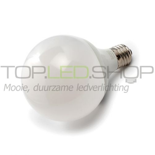 masker steek veiligheid LED Lamp 230V, bol mat, 12W, Warmwit, E27, dimbaar | LED Lamp E27 230V  vervangers | TopLEDshop