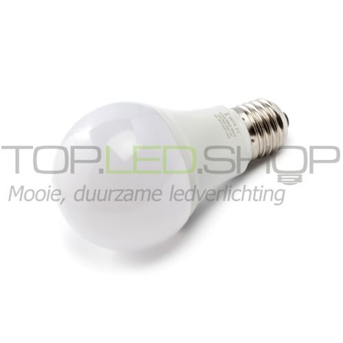 LED Lamp 230V, bol mat, 8W, Warmwit, E27, dimbaar