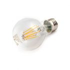 LED Lamp 230V, bol, 6W, Filament, Warmwit, E27, helder, dimbaar