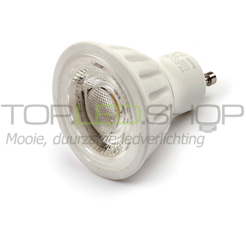 LED Lamp 230V, 6W, Warmwit, GU10, dimbaar, ceramic