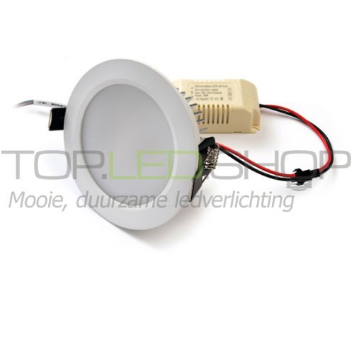 LED Downlighter 230V, 7W, Warmwit, dimbaar