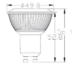 GU10-LED-duotone-technical-drawing